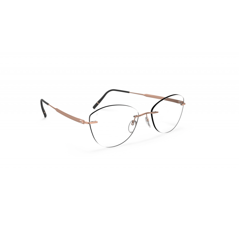 Eyeglasses Silhouette The Timeless Visionary Demo Rimless 5603 3530 Glossy Rosegold 54mm