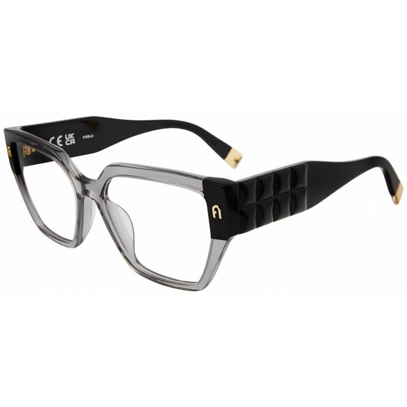 Sunglasses Furla VFU 775 09mb Transparent Grey