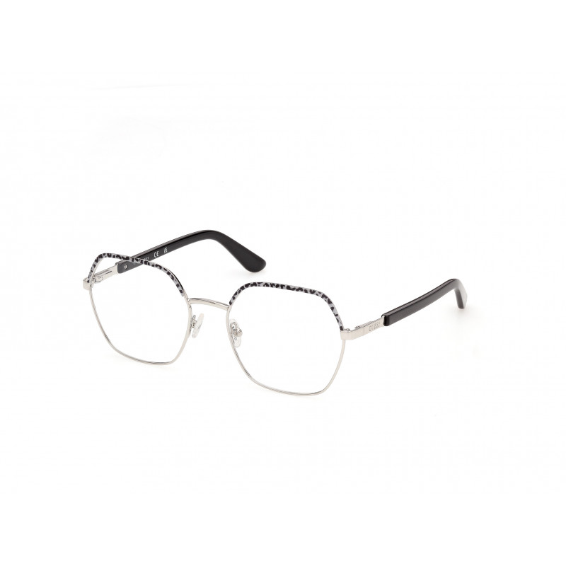 Eyeglasses Guess GU 50443 099 Animal/Monocolor / Shiny Black 55mm