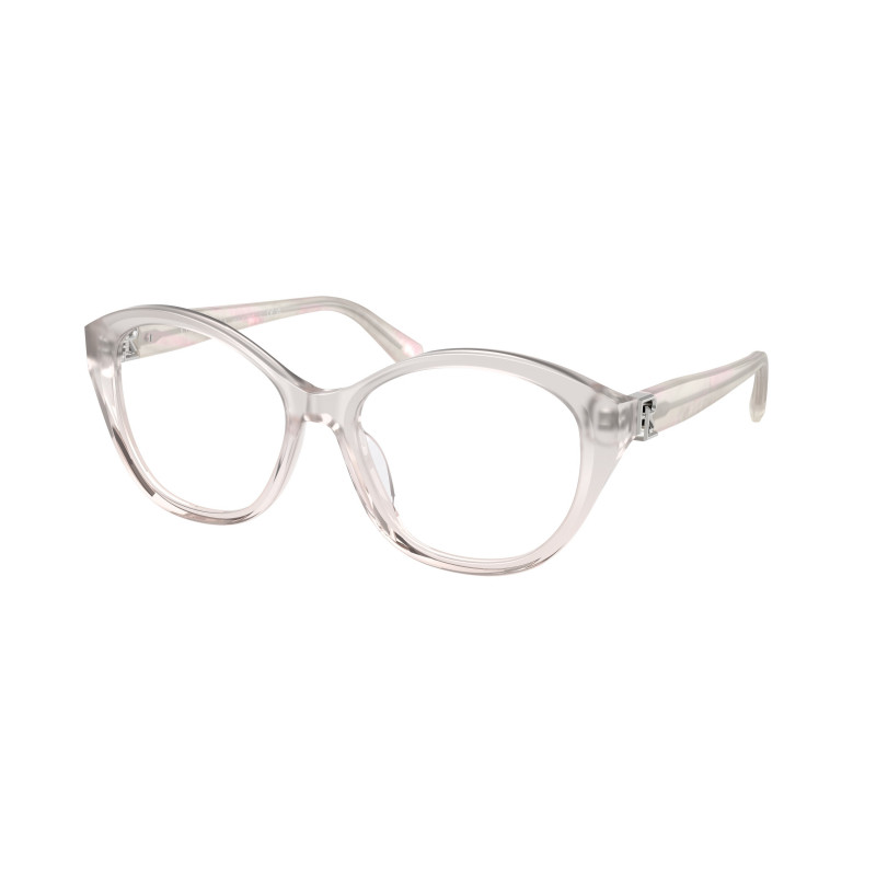 Eyeglasses Ralph Lauren RL 6246 U 6112 Transparent Grey/Pink / Demo Lens