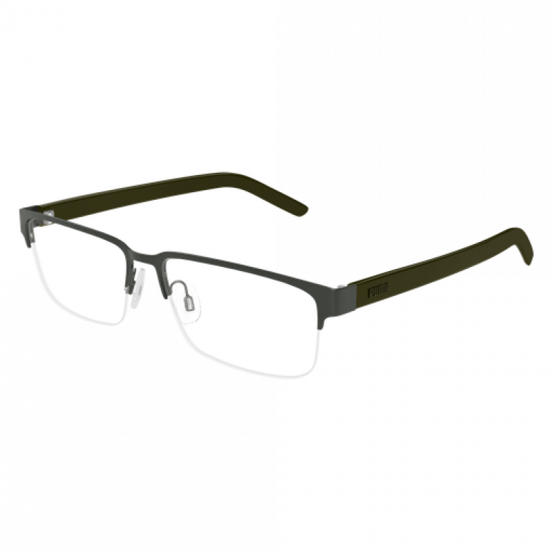 Eyeglasses Puma PU 0519 O- 004 Gunmetal / Transparent Green 58mm