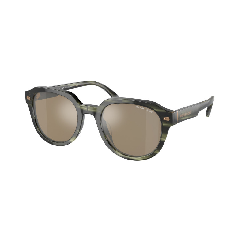 Sunglasses Michael Kors MK 2216 U 39787I Eger Olive Horn Green Mi