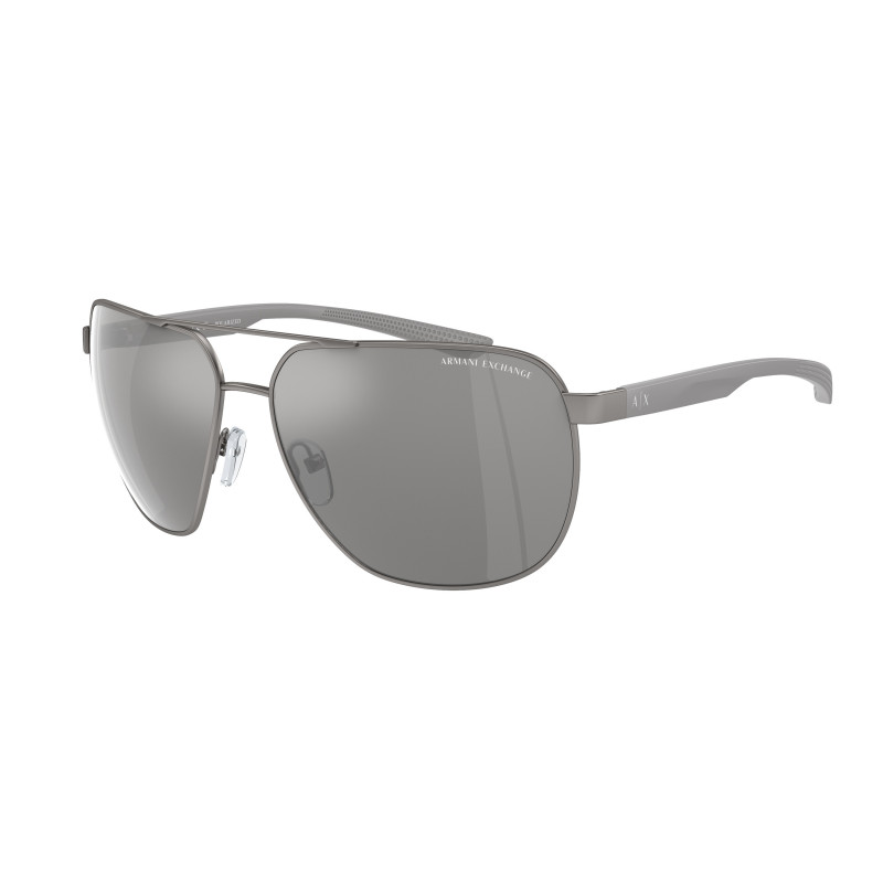 Sunglasses Armani Exchange AX 2047 S 6003Z3 Matte Gunmetal Grey Mirror Sil