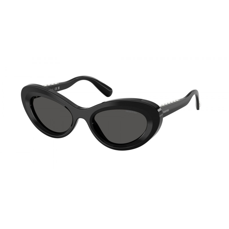 Sunglasses Swarovski SK 6061 U 100187 Black / Dark Grey Polyamide Standard 51mm