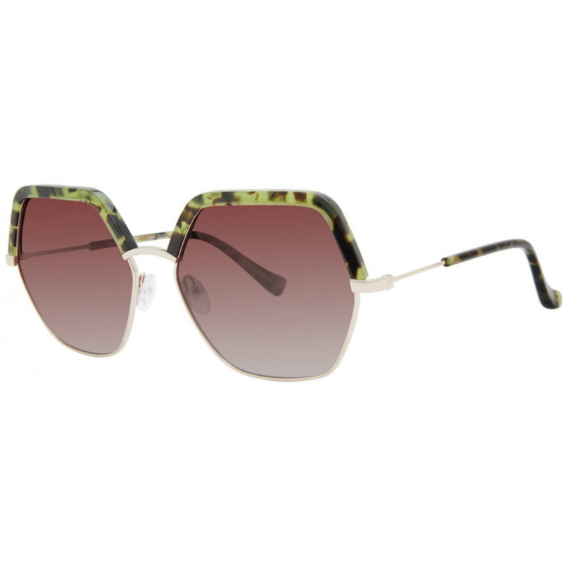 Eyeglasses Kensie Feel Pretty Green Tortoise 57mm