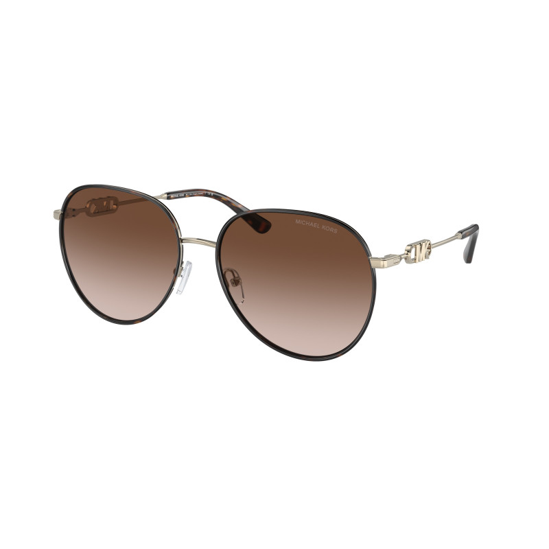 Sunglasses Michael Kors MK 1128 J 101413 Empire Light Gold / Dark Torto 58mm