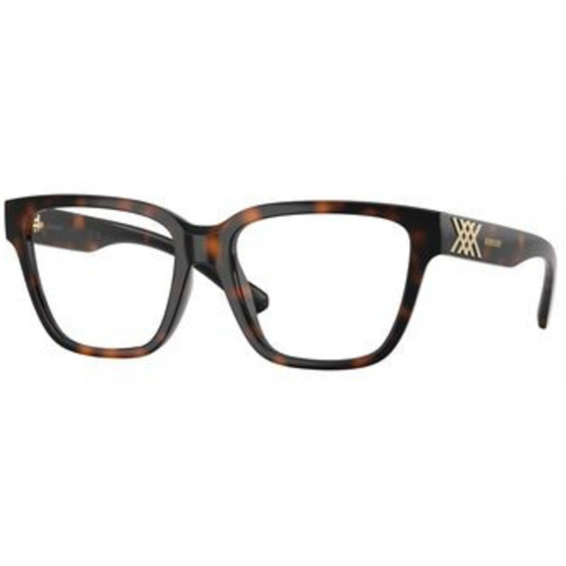 Eyeglasses Burberry BE 2457 U 3002 Dark Havana Demo Lens 52mm