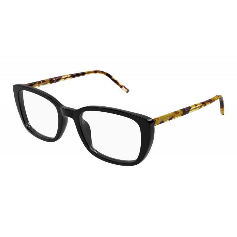 Eyeglasses Saint Laurent SL 776 - 012 Black / Transparent Havana 53mm