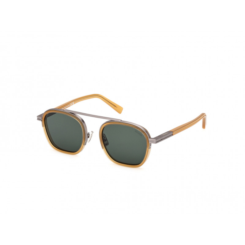 Sunglasses Zegna EZ 0231 45N Shiny Light Brown / 51mm