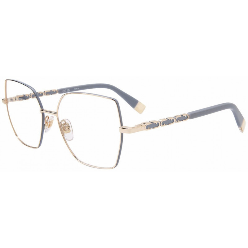 Sunglasses Furla VFU 835 Shny Rose  Gld W/dk Gre Pts 0e91 54mm