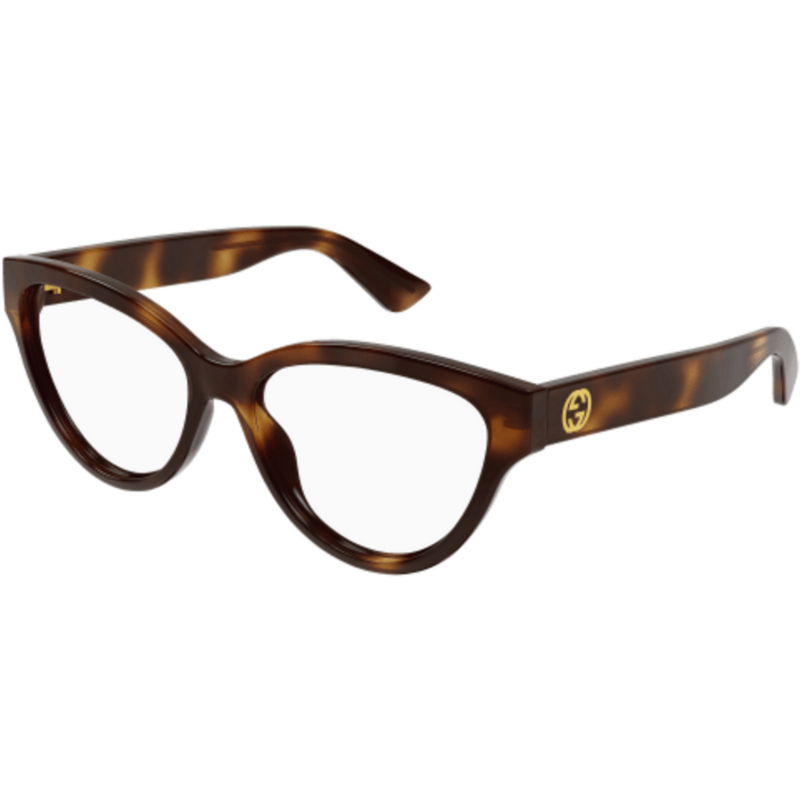 Eyeglasses Gucci GG 1581 O- 002 Havana / Transparent 55mm