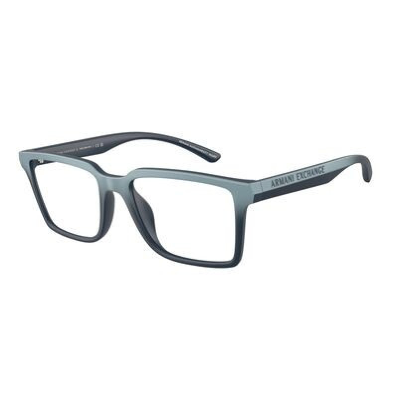 Eyeglasses Armani Exchange AX 3129 U 8390 Matte Blue Gradient / Demo Lens 54mm