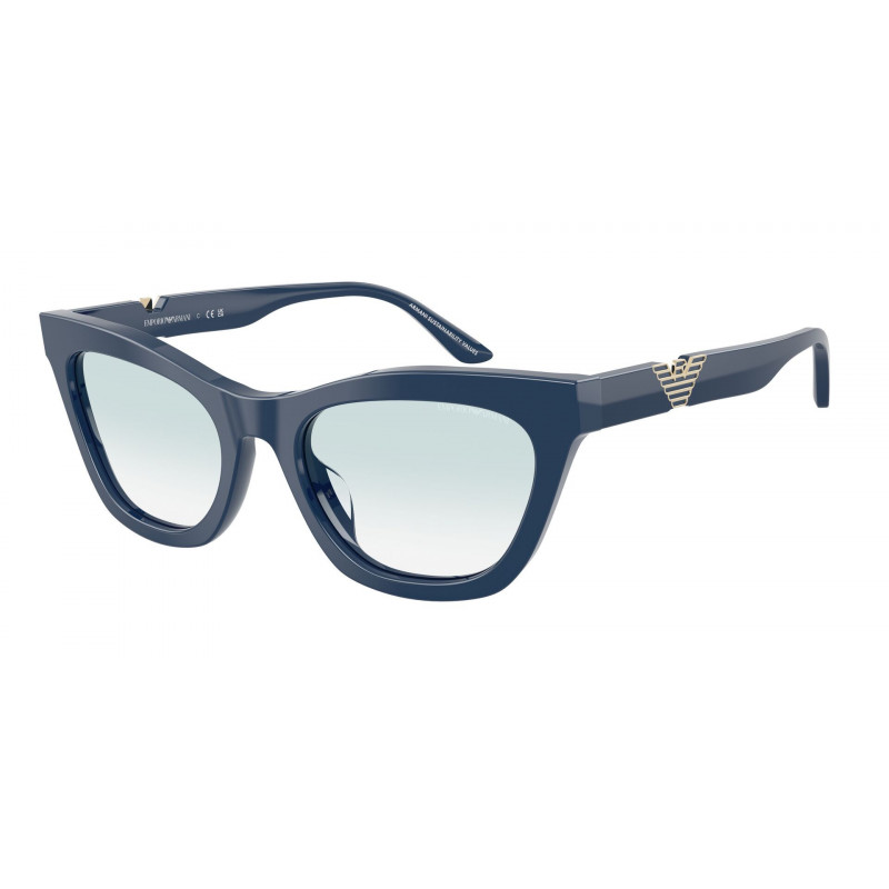 Sunglasses Emporio Armani EA 4259 U 63253F Shiny Blue / Clear Gradient Polyamide Standard 55mm