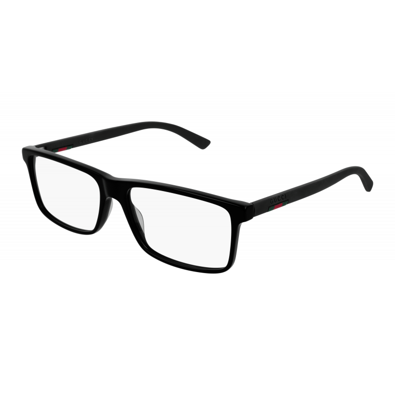 Eyeglasses Gucci GG 0424 O- 005 Black / Transparent 58mm