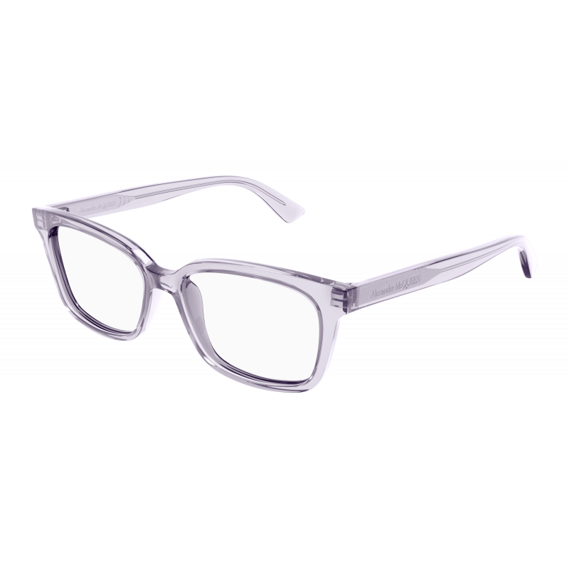 Eyeglasses Alexander McQueen AM 0464 O- 005 Violet / Transparent 52mm