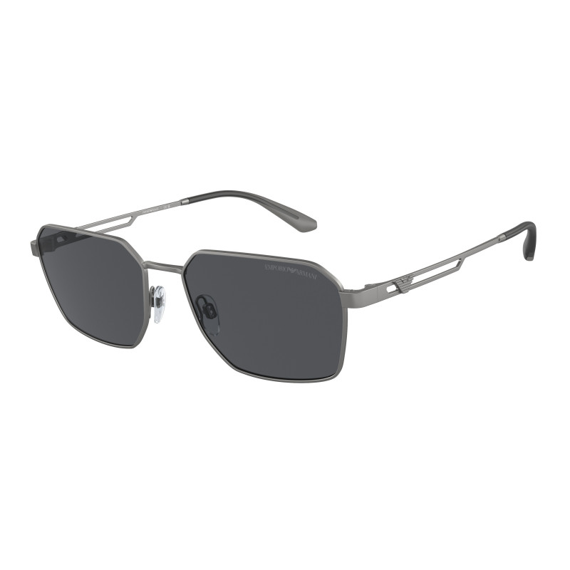 Sunglasses Emporio Armani EA 2140 300387 Matte Gunmetal Dark Grey