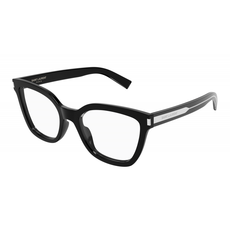 Eyeglasses Saint Laurent SL 748 - 001 Black / Transparent Crystal 54mm