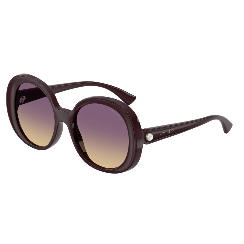 Sunglasses Jimmy Choo JC 6004 HU 507570 Prune / Yellow Gradient Violet Polyamide Standard 53mm