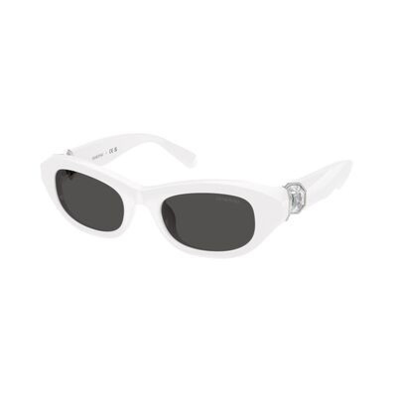 Sunglasses Swarovski SK 6036 U 105087 White / Dark Grey Polyamide Standard 50mm