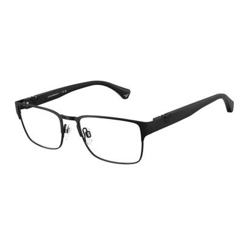Eyeglasses Emporio Armani EA 1027 3001 Matte Black Demo Lens 57mm