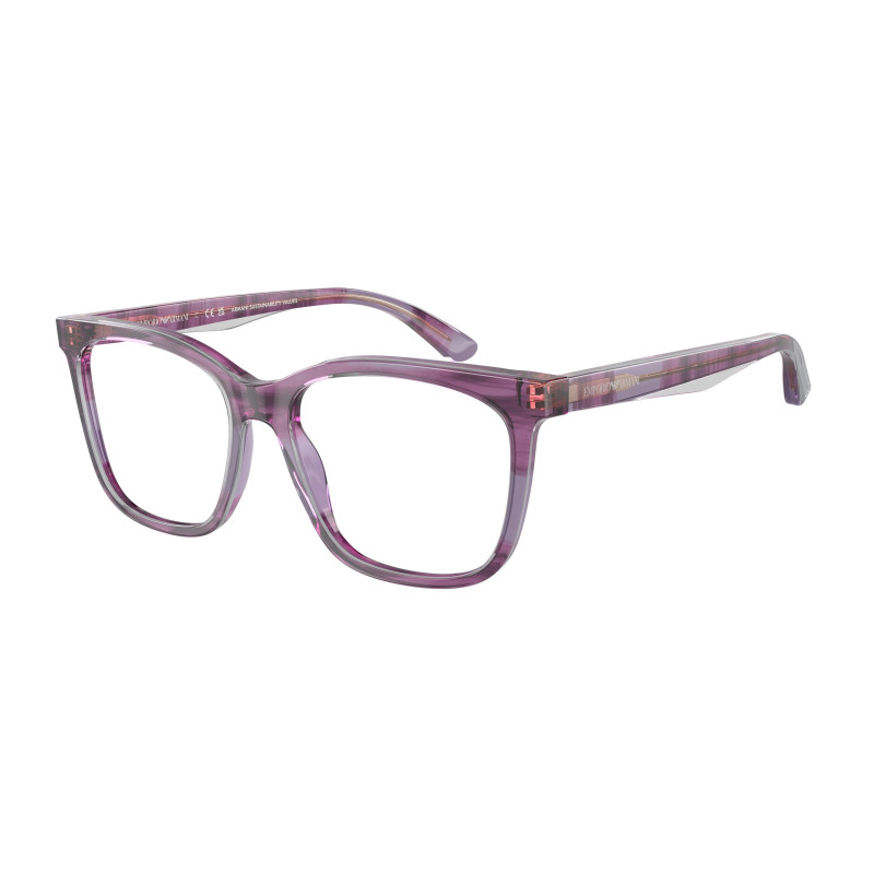 Eyeglasses Emporio Armani EA 3228 6056 Shiny Violet/Top Smoke 51mm