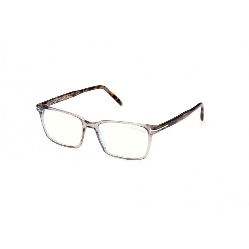 Eyeglasses Tom Ford FT 5802 -B 020 Shiny Grey / Coloured Havana 53mm