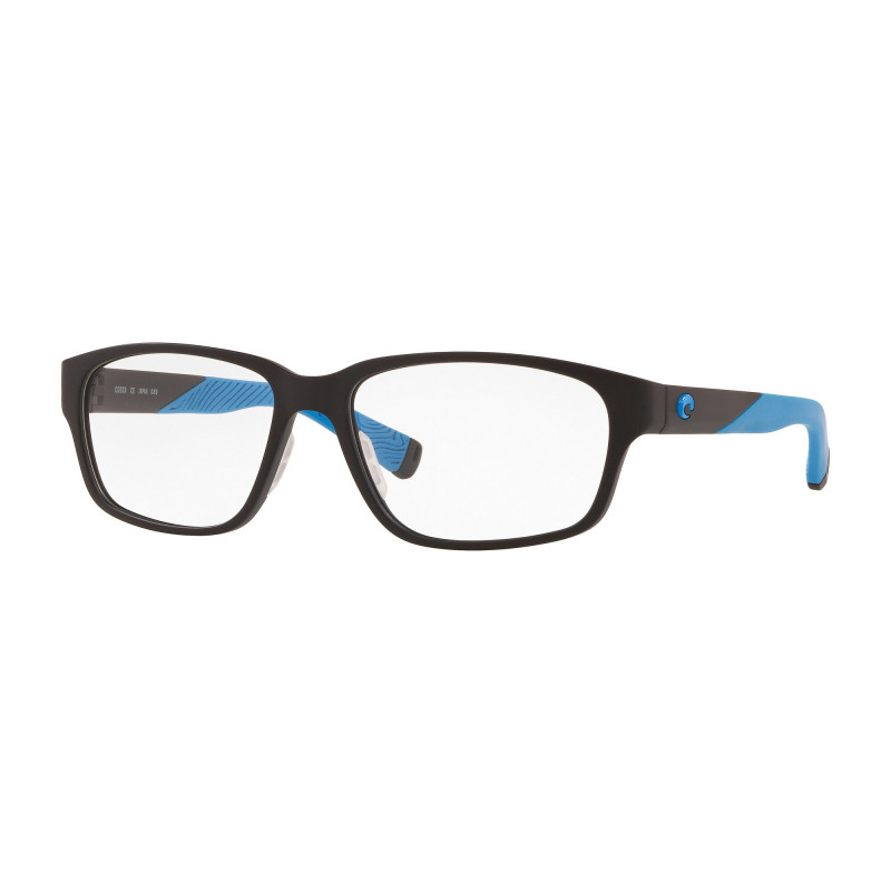 Eyeglasses Costa Del Mar 06 S 8012 801202 158 Mt Black Frame Blue Rubber 56mm