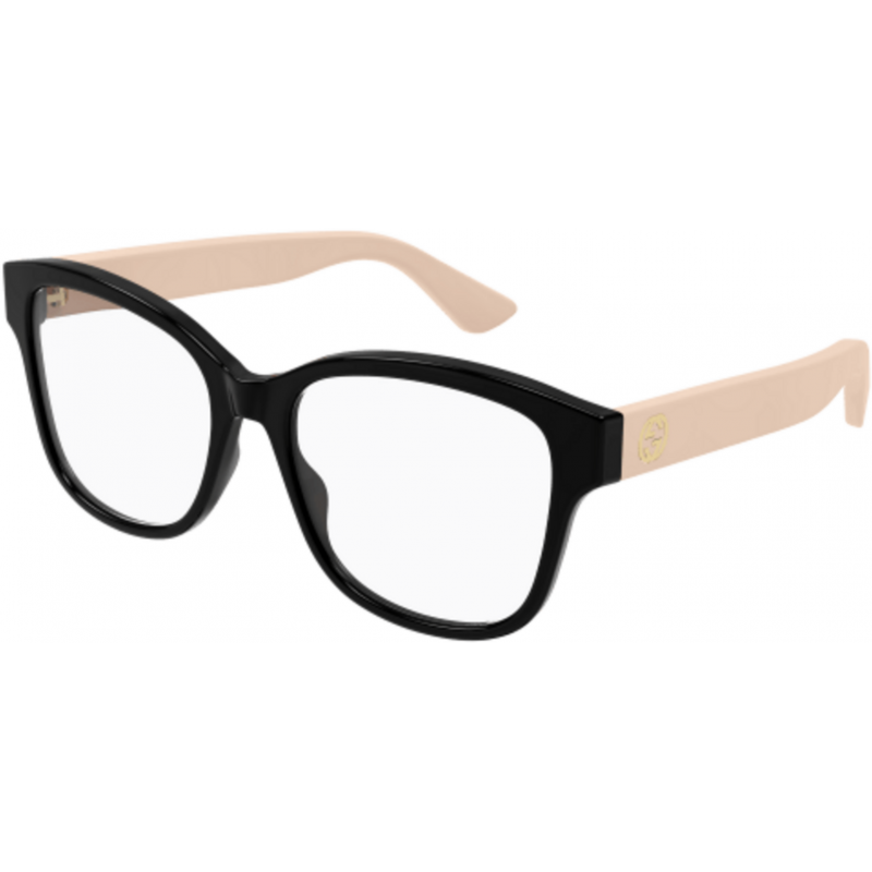 Eyeglasses Gucci GG 1340 O- 007 Black / Transparent Pink 54mm