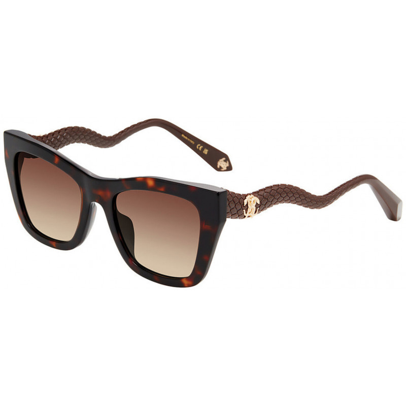 Sunglasses Roberto Cavalli SRC 129 M 0743 Brown-yellow Havana - 54mm