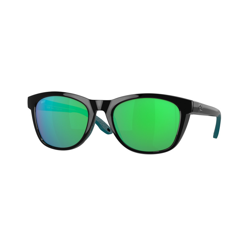 Sunglasses Costa Del Mar 06 S 9108 910805 Aleta Black Green Mirror 580p 54mm
