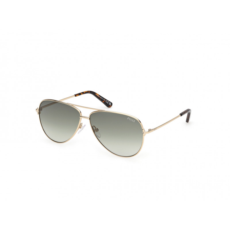 Sunglasses Emilio Pucci EP 0229 32P Shiny Pale Gold / 60mm