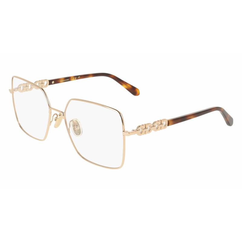 Eyeglasses FERRAGAMO SF 2241 712 Yellow Gold 56mm