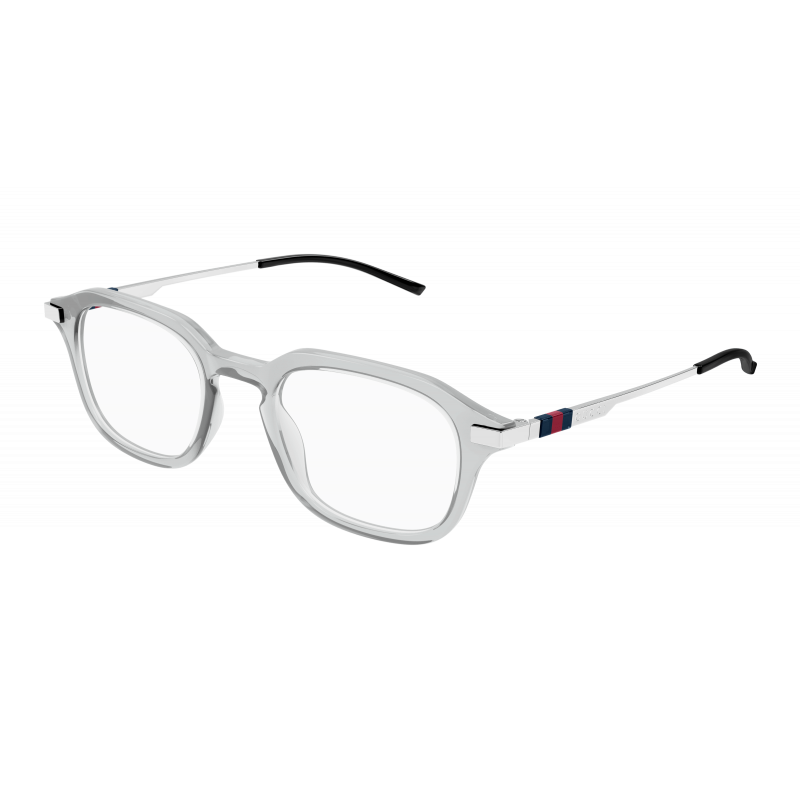 Eyeglasses Gucci GG 1891 O- 003 Grey / Transparent Silver 49mm