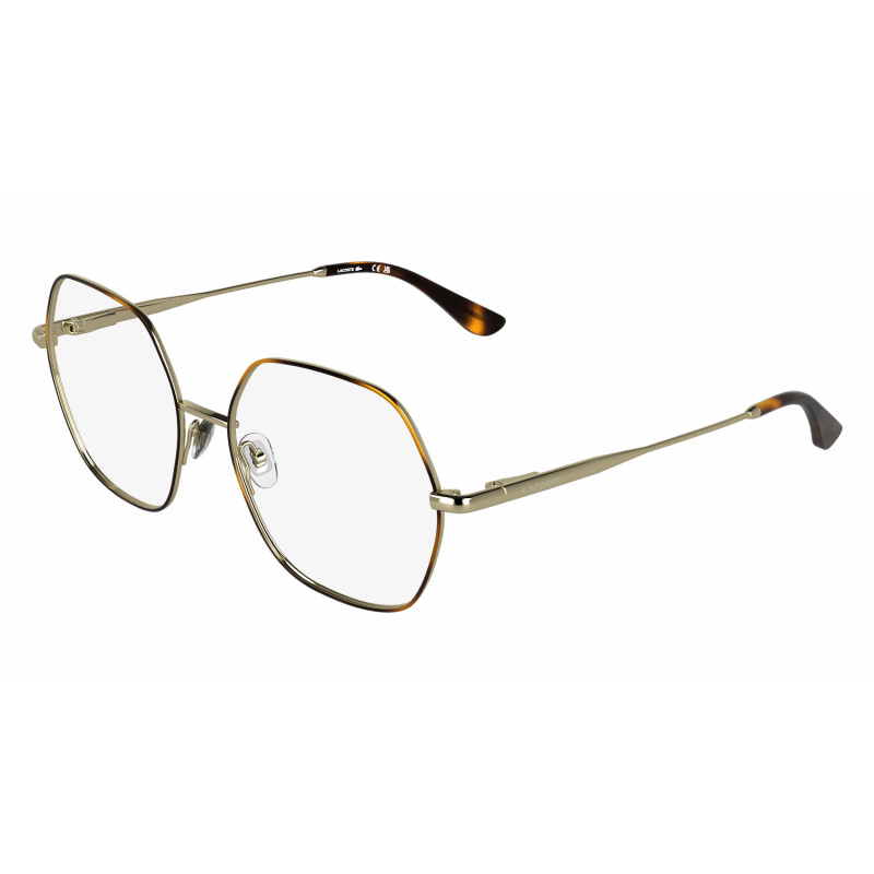 Eyeglasses LACOSTE L 2327 714 Gold/Havana 55mm