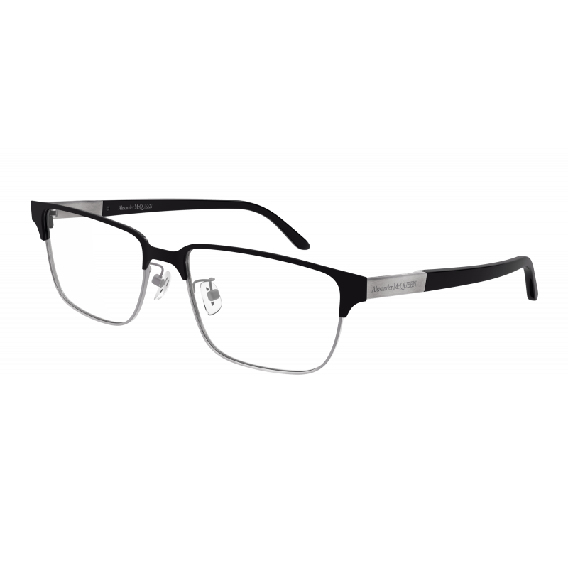 Eyeglasses Alexander McQueen AM 0346 O- 001 Black / Transparent 56mm