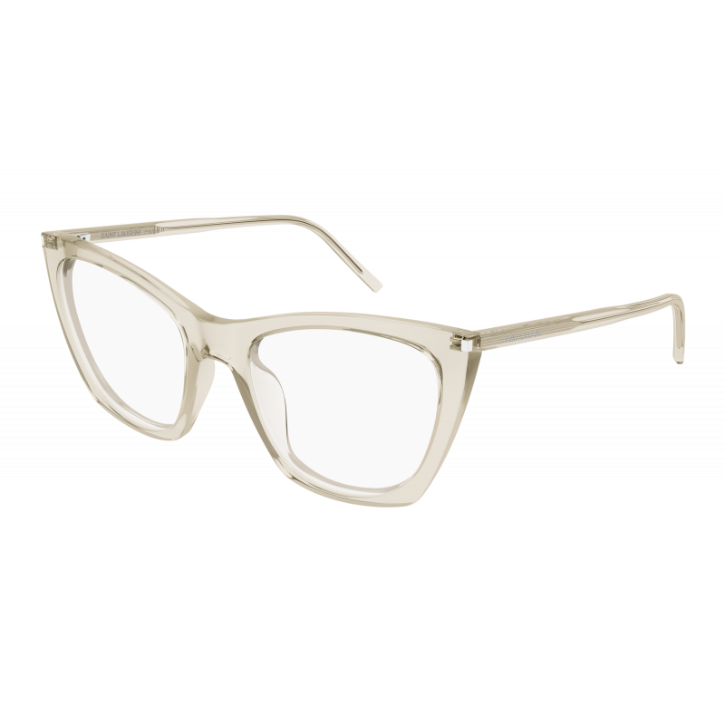 Eyeglasses Saint Laurent SL 214 KATE THIN OPT- 004 Beige / Transparent 55mm