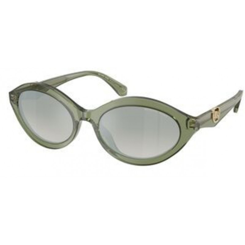 Sunglasses Michael Kors MK 2257 U 3961W0 Green Transparent / Gradient Mirror Polyamide Standard 55mm