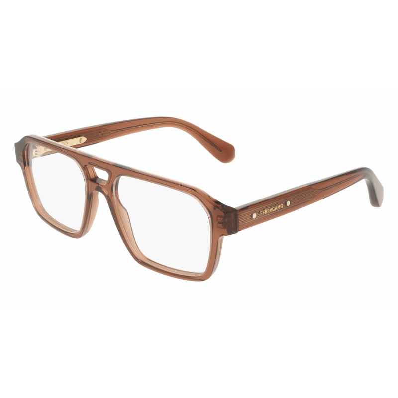 Eyeglasses FERRAGAMO SF 3085 232 Transparent Brown 55mm
