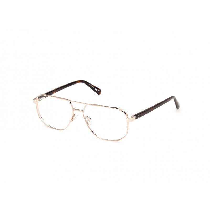 Eyeglasses Guess GU 50135 032 Shiny Pale Gold / Dark Havana 57mm