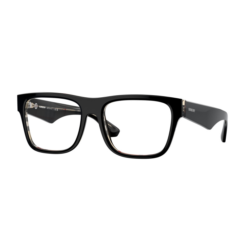 Eyeglasses Burberry BE 2411 F 4121 Top Black On Vintage Check 55mm