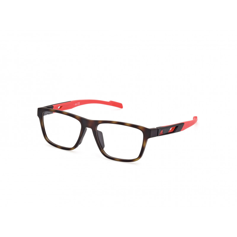 Eyeglasses Adidas Sport SP 5027 052 Dark Havana / Matte Light Red 54mm