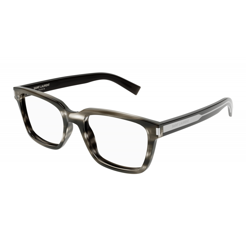 Eyeglasses Saint Laurent SL 621 - 005 Havana / Transparent Crystal 54mm
