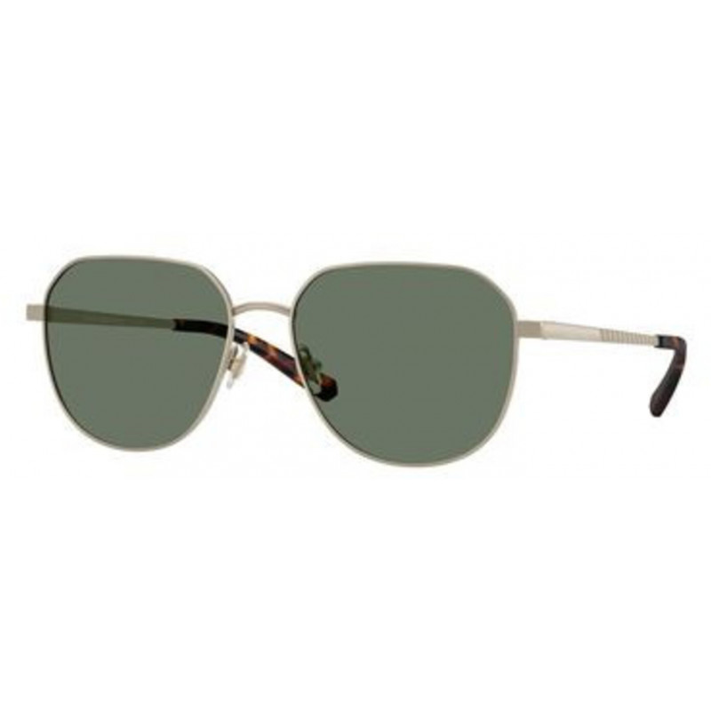 Sunglasses Brooks Brothers BB 4071 10263H Matte Gold / Dark Green Solid Polyamide Standard 58mm