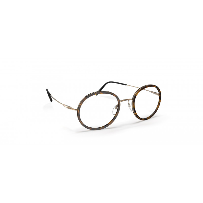 Eyeglasses Silhouette Dynamics Colorwave Contour 5582 7530 Gold / Havanna 47mm