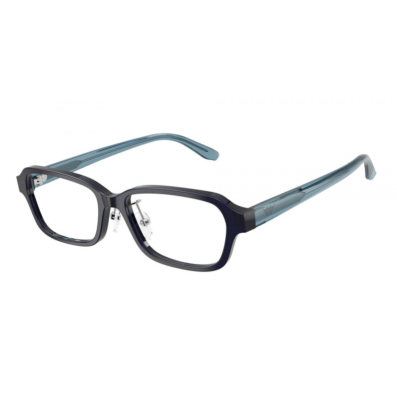 Eyeglasses Emporio Armani EA 3295 D 5358 Shiny Transparent Blue / Demo Lens 54mm