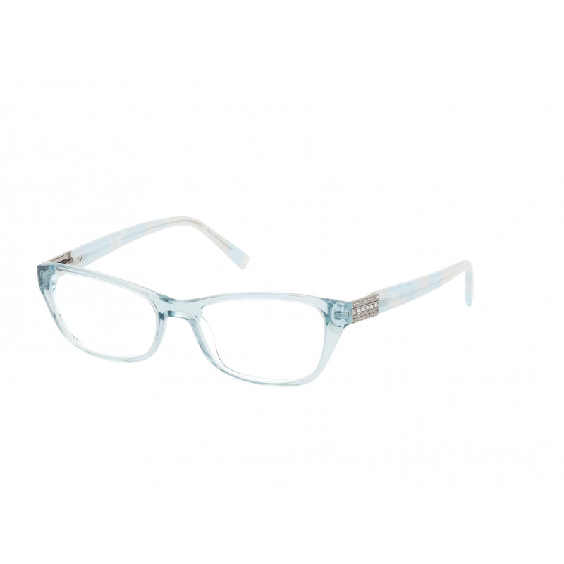 Eyeglasses Viva VV 50019 090 Shiny Light Blue / Blue/Pearl 52mm