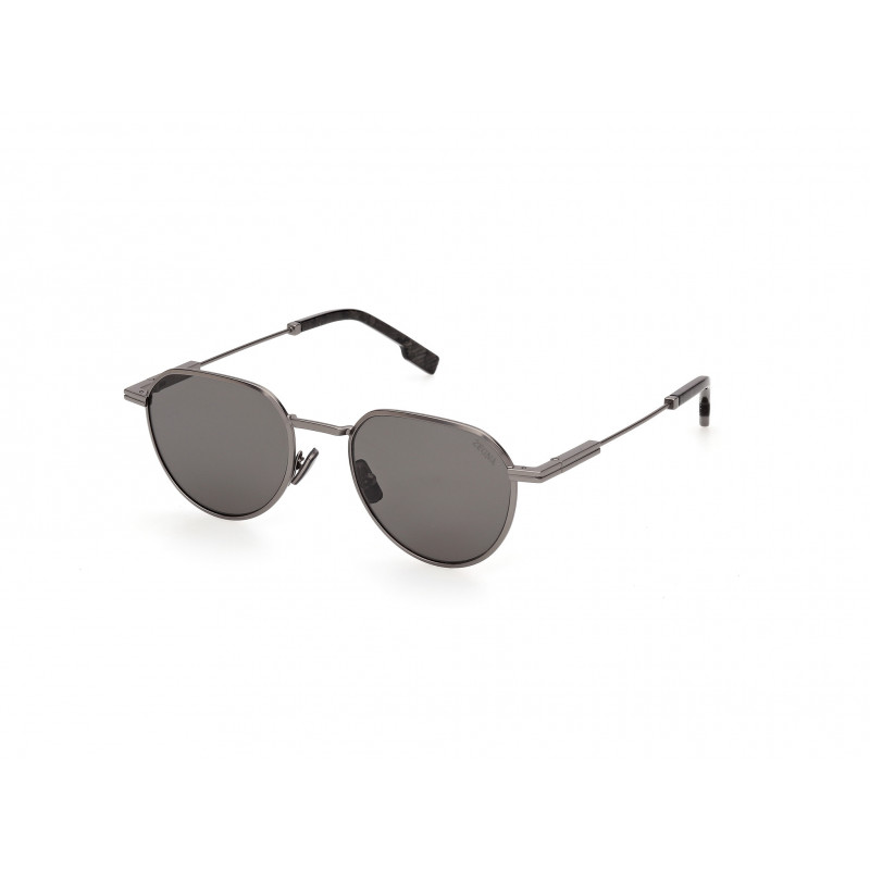 Sunglasses Zegna EZ 0297 08A Shiny Gunmetal / 51mm