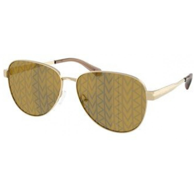 Sunglasses Michael Kors MK 1160 10149A Light Gold / 2000 Dark Brown Mono Polyamide Standard 61mm