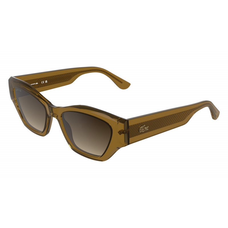 Sunglasses LACOSTE L 6072 S 214 Transparent Brown 52mm