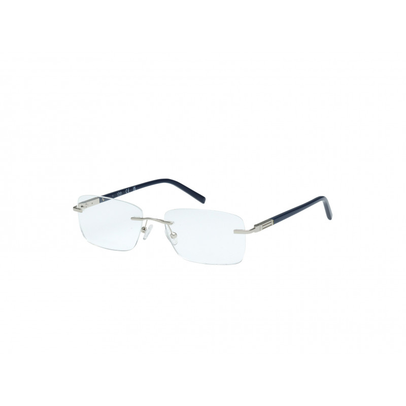 Eyeglasses Viva VV 50026 010 Shiny Light Ruthenium / Blue 55mm